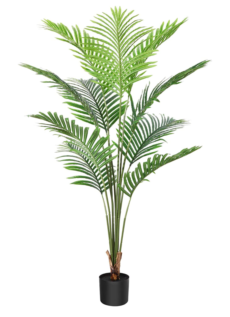 CROSOFMI Artificial Areca Palm Tree 150CM