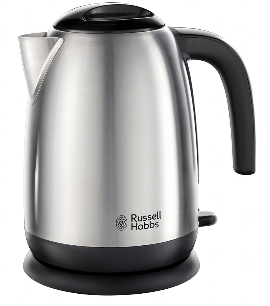 Russell Hobbs 23910 Adventure Brushed Stainless Steel Electric Kettle - 1.7L Brushed Steel