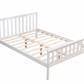 Marquise Bed Frame - White, Single,82cm H X 98cm W X 198cm L