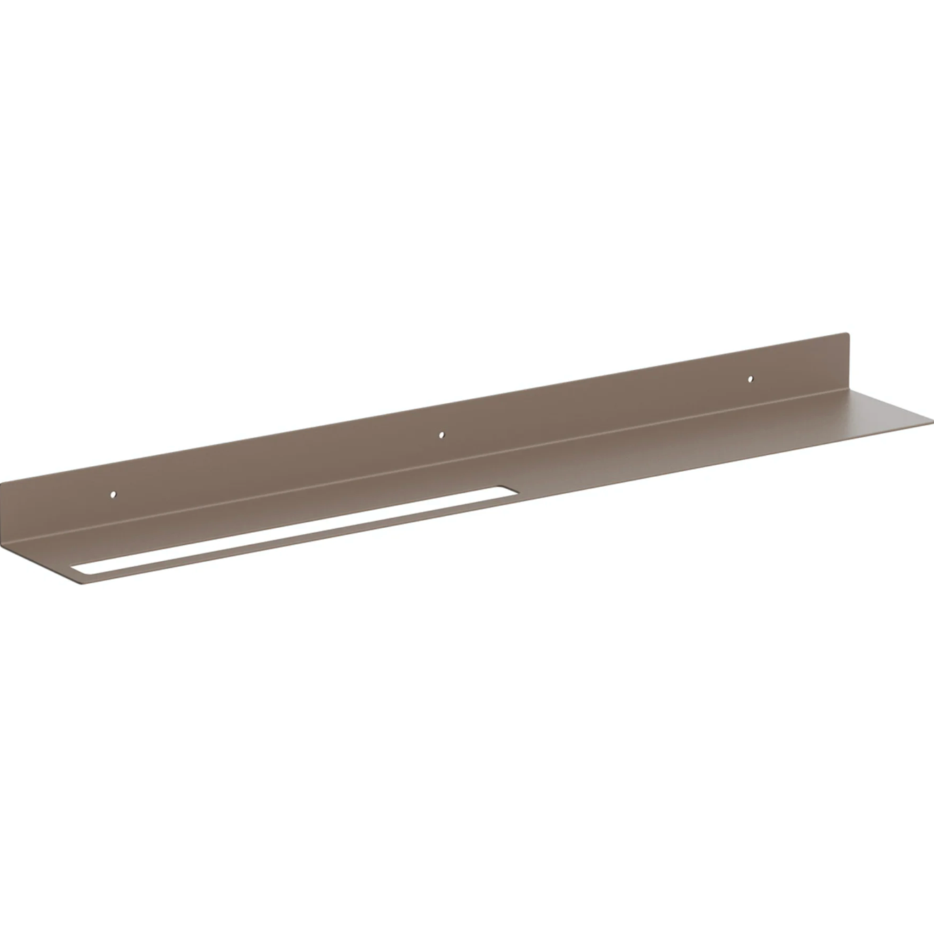 Accents Mono taupe 800mm bathroom shelf