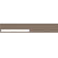 Accents Mono taupe 800mm bathroom shelf