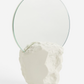 Small stoneware-based mirror