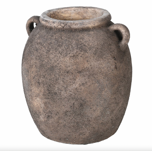 Earthenware Black Vase