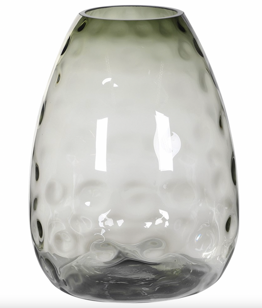 Smoke Dimpled Effect Vase