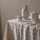 Linen-blend tablecloth