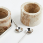 Marble salt and pepper bowls