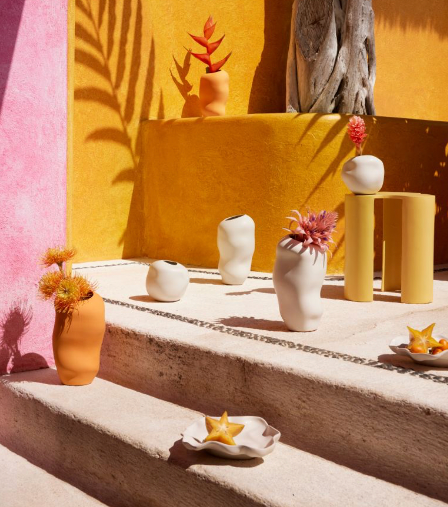 Terracotta vase