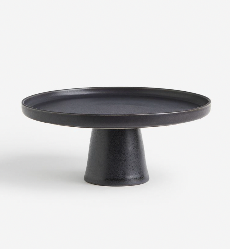 Stoneware cake stand
