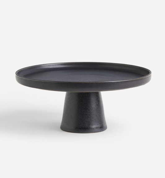 Stoneware cake stand