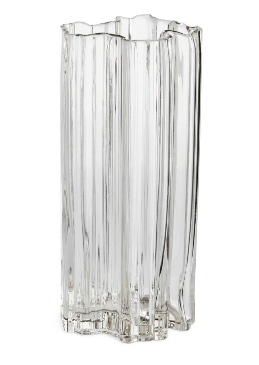 ARKET Irregular Glass Vase 25 cm