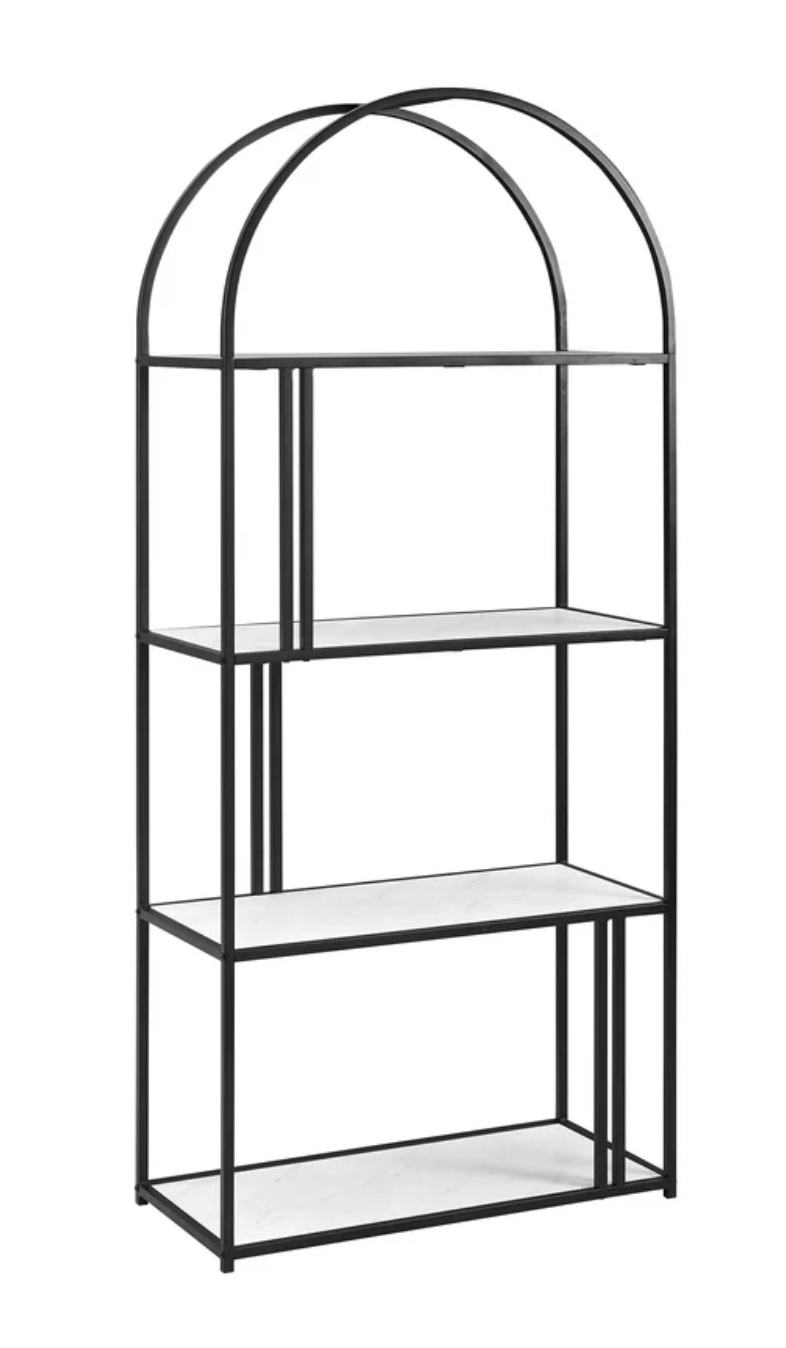Zebulon Asymmetric Bookcase, 172.72x76.2x35.56cm