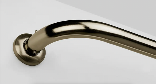 Room Darkening Metal Extendable Curtain Pole - Antique Brass