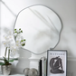 Round Pond Mirror, 63cm Silver
