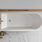 Drench Straight Single Ended Bath - Curved 1700mmx750mm