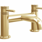 Drench Core Deck Mounted Bath Filler - Brushed Brass