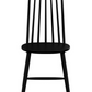 Black Wooden Spindle Dining Chairs - Cami, H92.5 x W44 x D48 cm