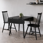 Black Wooden Spindle Dining Chairs - Cami, H92.5 x W44 x D48 cm