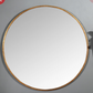 Large Round Gold Framed Wall Mirror 80cm x 80cm
