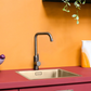 ARMSTRONG Swirled Kitchen Mixer Tap - Antique Brass