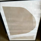 Beige Semi Circle Poster 50 x 70cm