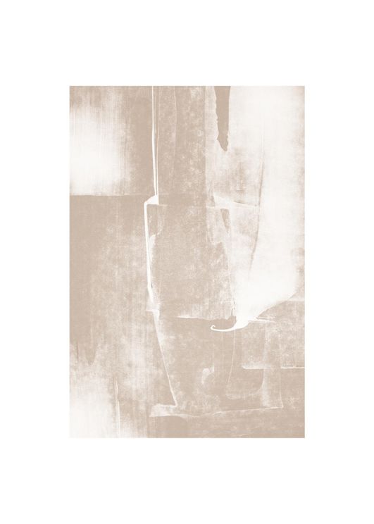 Beige Abstract 2 Poster 70 x 100cm