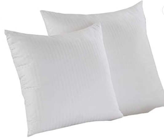 Luxury Euro Continental Square Egyptian Cotton Cover Satin Stripe 80cm x 80cm Pillow