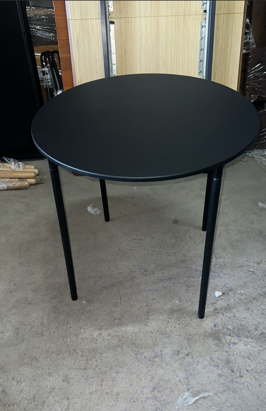 Black Dining Table, 75x80cm