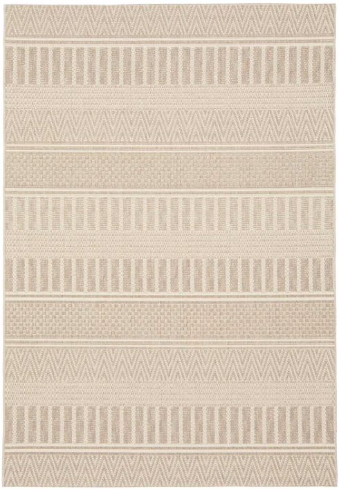 Harley Flatweave Beige Rug, 160cm x 230cm