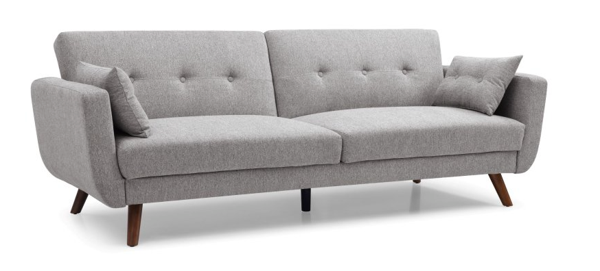Oslo Sofa Bed Hestia Grey Soft Touch, 81x218x83cm