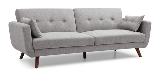 Oslo Sofa Bed Hestia Grey Soft Touch, 81x218x83cm