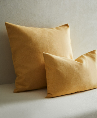 PLAIN CUSHION COVER, 50X50CM