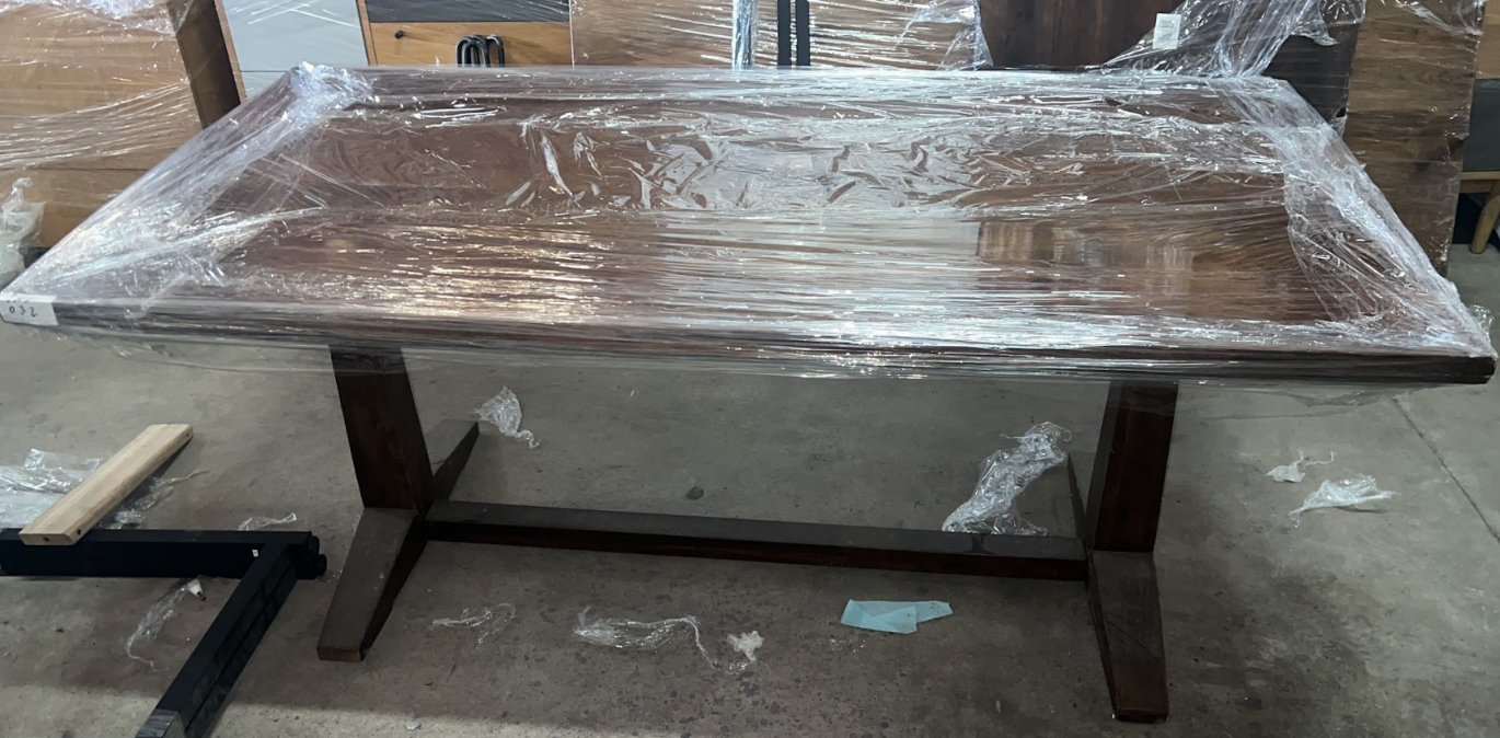 Traditional Dining Table, 75x180x90cm