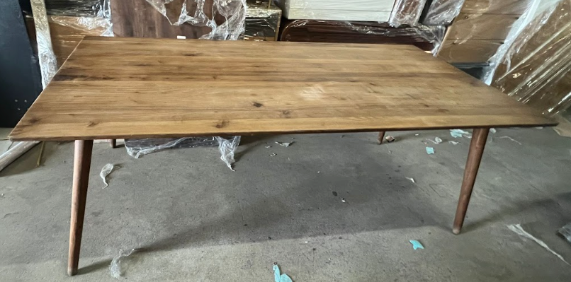 Dining Table, Dark Oak, 75x200x95cm