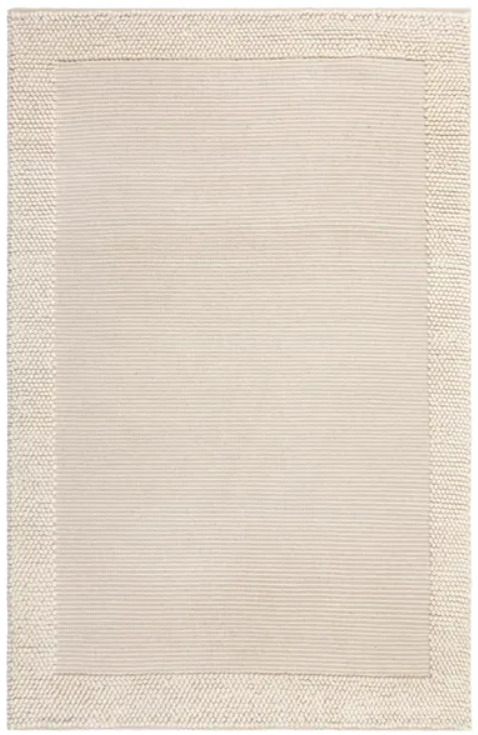 Pebble Wool Border Rug, 160cm X 230cm