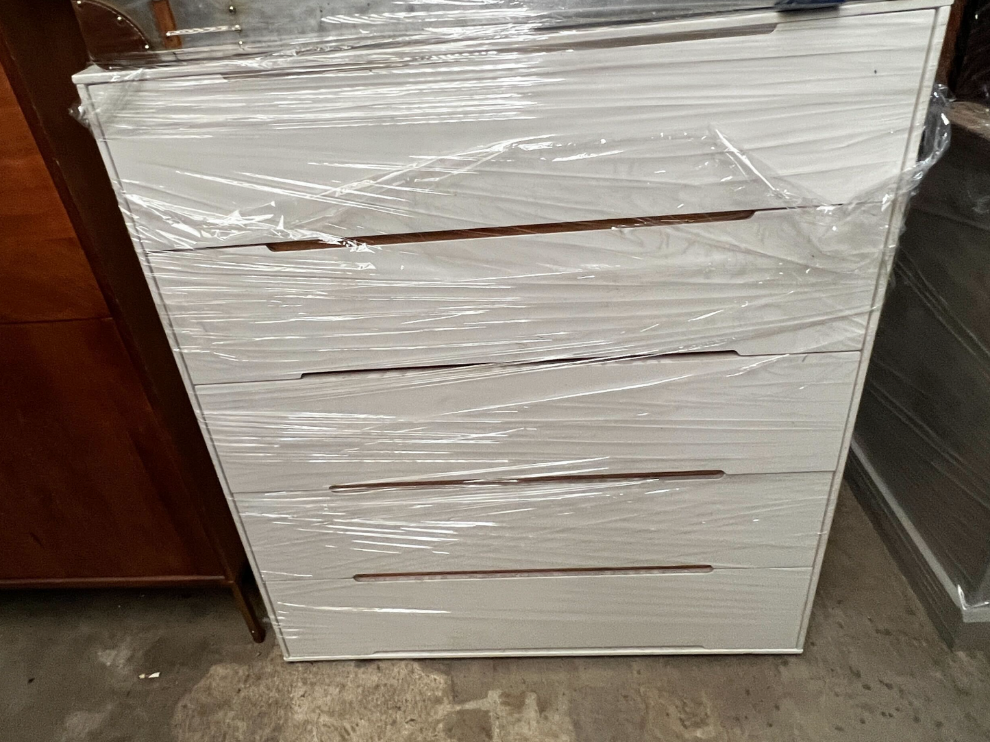White Chest of Drawers, 100x90x40cm