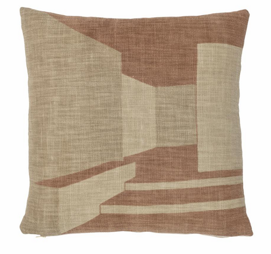 Eta Cushion, Nature, Cotton