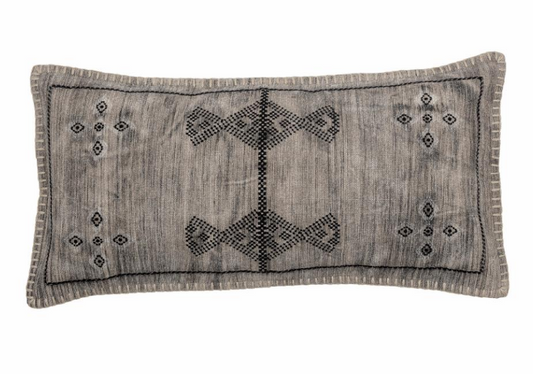Livo Cushion, Grey, Cotton