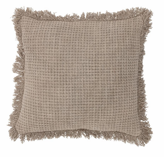 Delva Cushion, Nature, Cotton