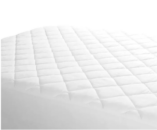 Linens Limited Polycotton Quilted Mattress Protector, Double