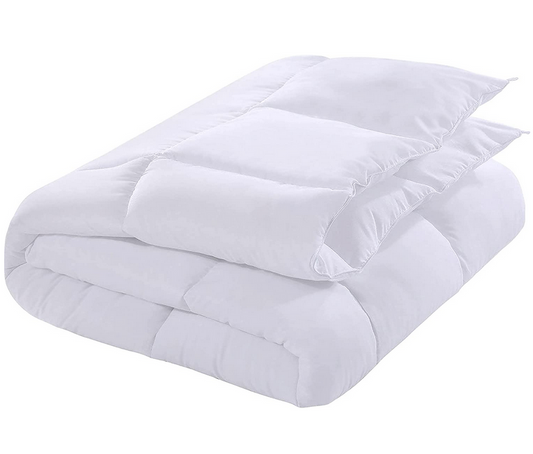 Utopia Bedding Lightweight 4.5 Tog Duvet with Corner Tabs - Microfiber Soft Summer Duvet - Box Stitched Down Alternative Quilt (Double, White)