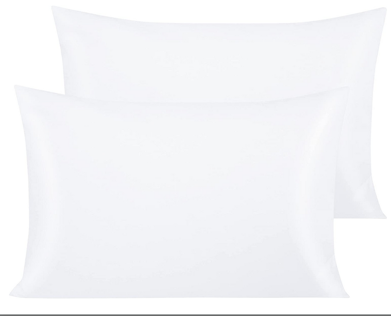 NTBAY 500 Thread Count 100% Egyptian Cotton Pillow Cases, Super Soft Cozy and Breathable Envelope Closure Standard Pillowcases, 50x75 cm, White