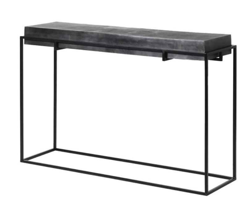 Black Iron Console Table