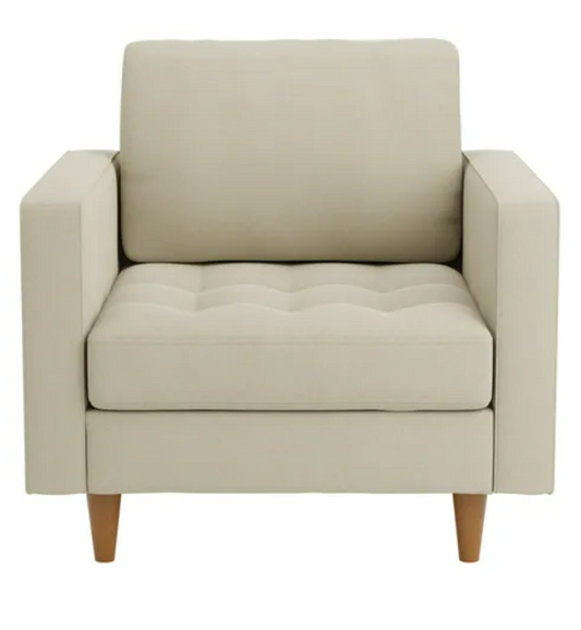 Zoe Luna Fabric Armchair, 89x96x92cm