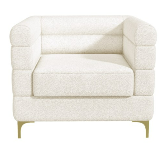 Cream Boucle Armchair - Astrid