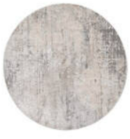 Ritz Rug - Light grey Ø 200