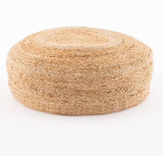 Round Jute Floor Cushion