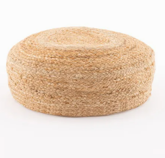 Round Jute Floor Cushion