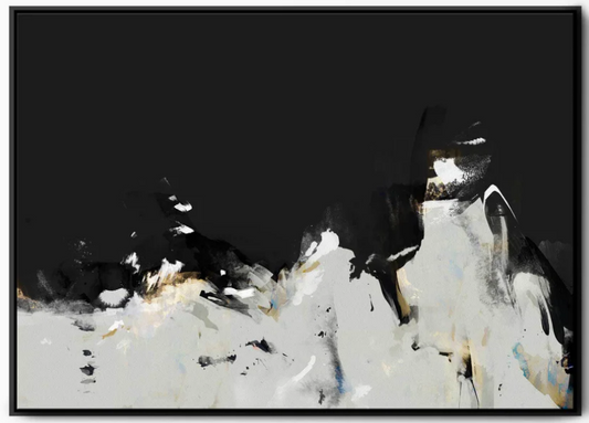 Summit About You Abstract Landscape, Extra large / Black 95 x 130cm