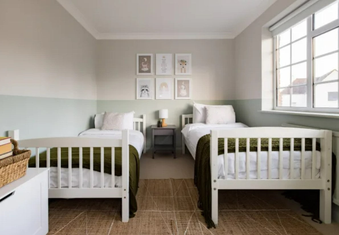White Bunkbed