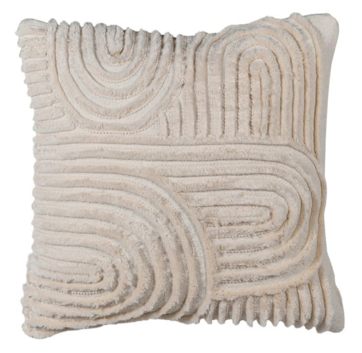 Natural Cotton Fringed Cushion Cover